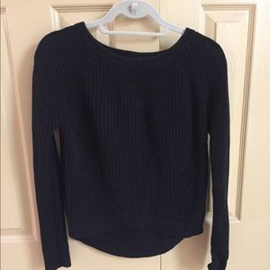 Small Gap Black High - Low Sweater